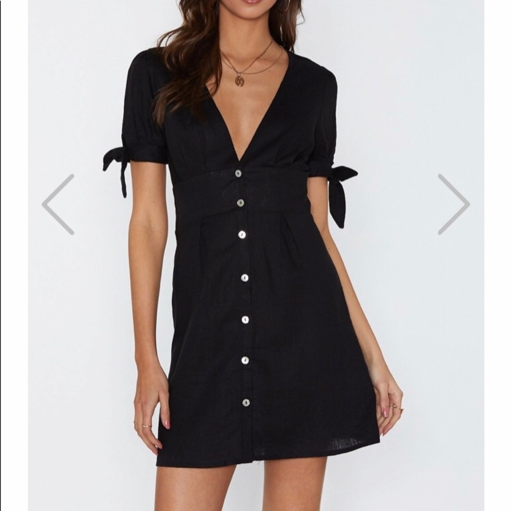 All Play Button-Down Mini Dress